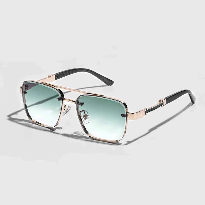 Stylish Double Bridge Sunglasses for Trendy Looks Gree