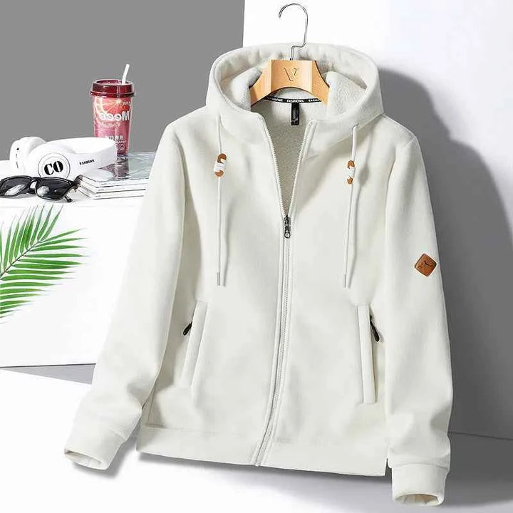 Men's Heavy Fleece Hoodie White
