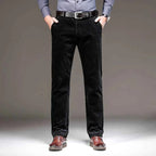 Men's Corduroy Pants - Stylish & Comfortable Trousers Black