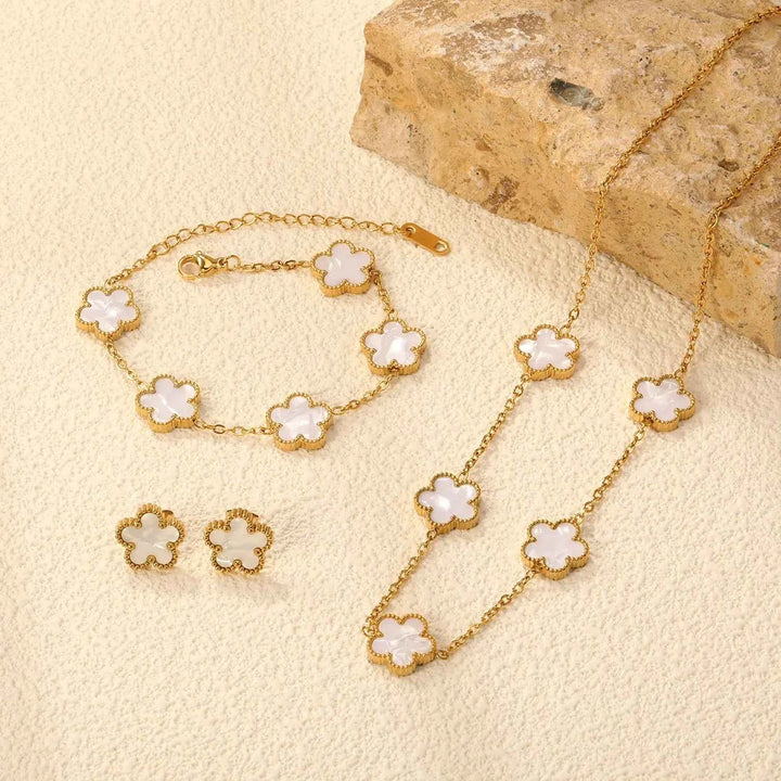 Elegant Floral Petal Set for Home Decor Pearl