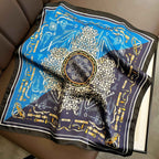 Women's Elegant Silk Scarf - Versailles Design Medium