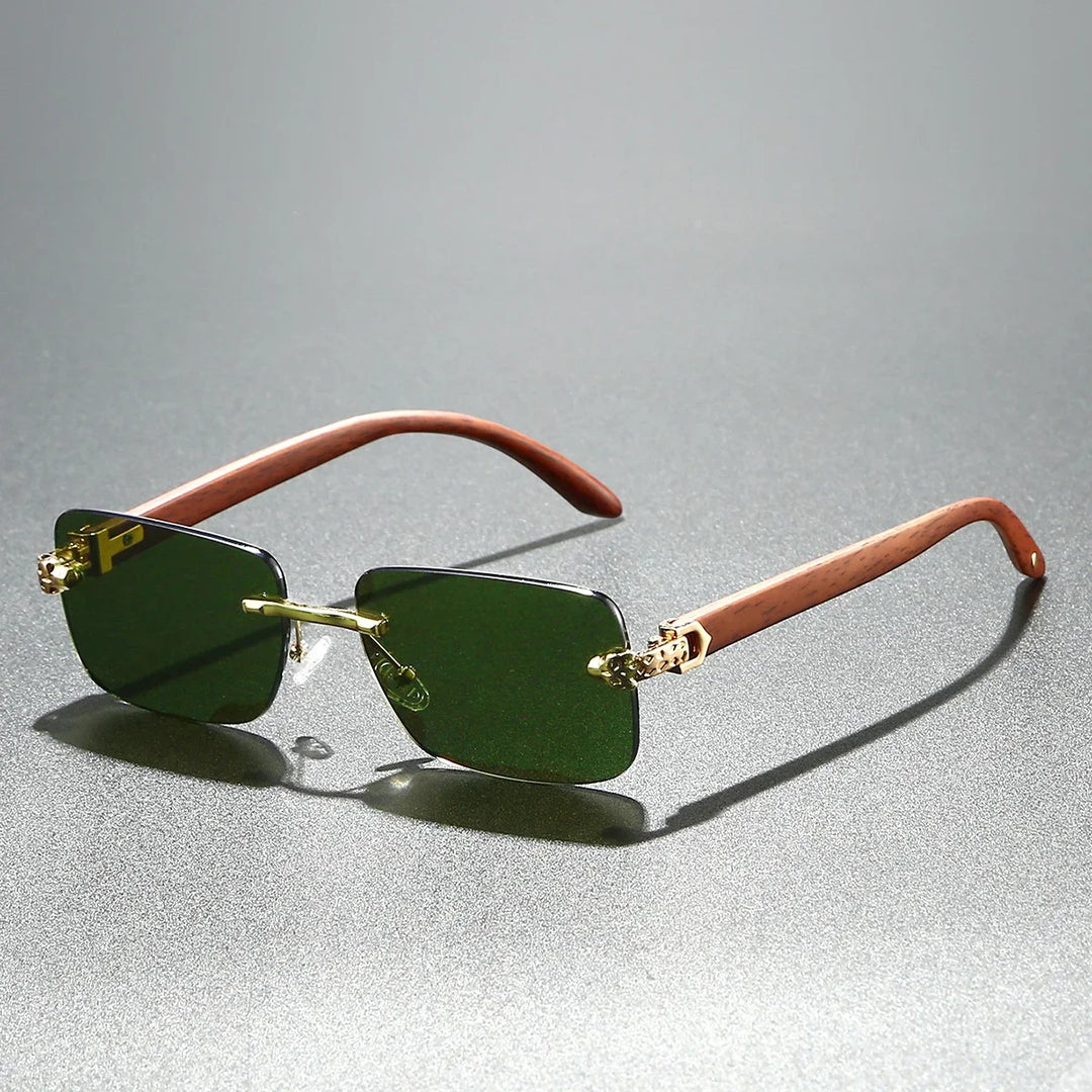 Sunset View Stylish Sunglasses Forest Green