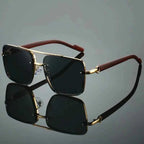 Stylish Wooden Sunglasses Onyx Black