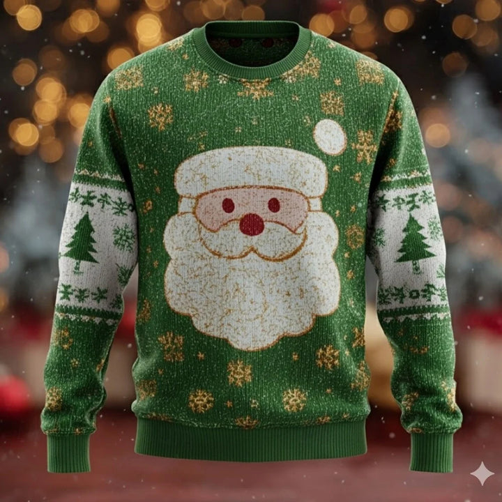 Cozy Knitted Ugly Christmas Sweater for Men - Crew Neck MYWYS0003H