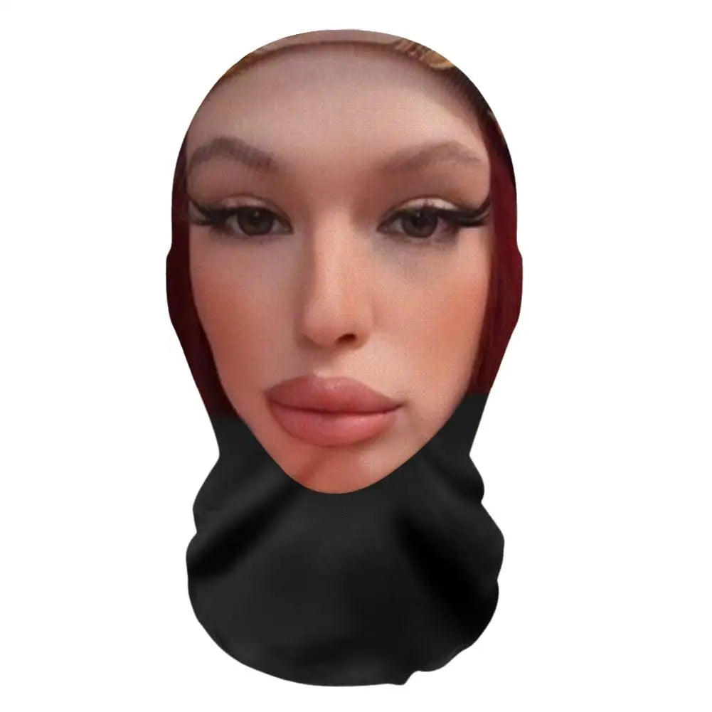 Halloween's 3D Printed Funny Full Face Mask for Costumes and Cosplay K