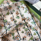 Women's Floral Square Silk Scarf - 70cm