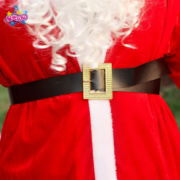 Halloween's Family Santa Claus Costume for New Year's and Christmas Parties