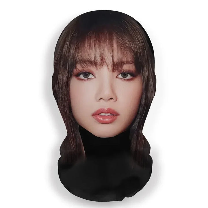 Halloween's 3D Realistic Face Masks for Cosplay and Street Style NoA22