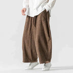 Men's Corduroy Barrel Pants - Stylish and Comfortable Coffee XS