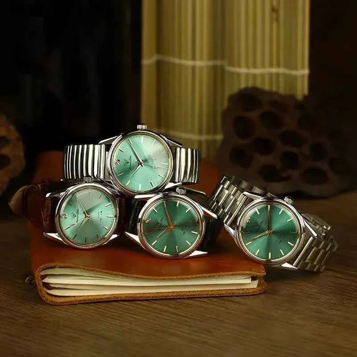 Round Case Multi-Link Bracelet Watch