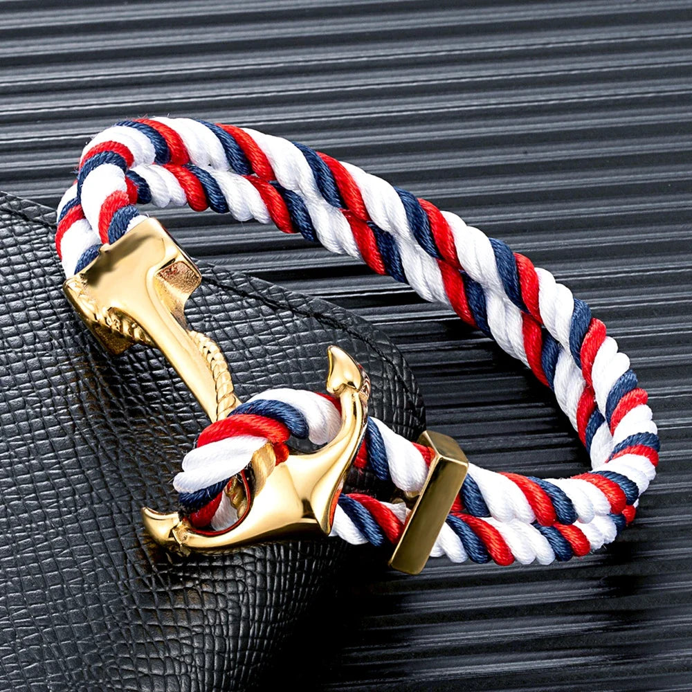 Durable Anchor Rope Bracelet USA
