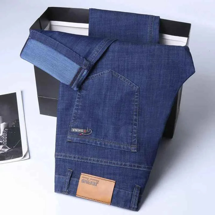 Men's Essential Denim Jeans Dark Blue