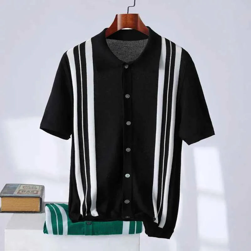 Men's Striped Polo Shirt - Haverford Style