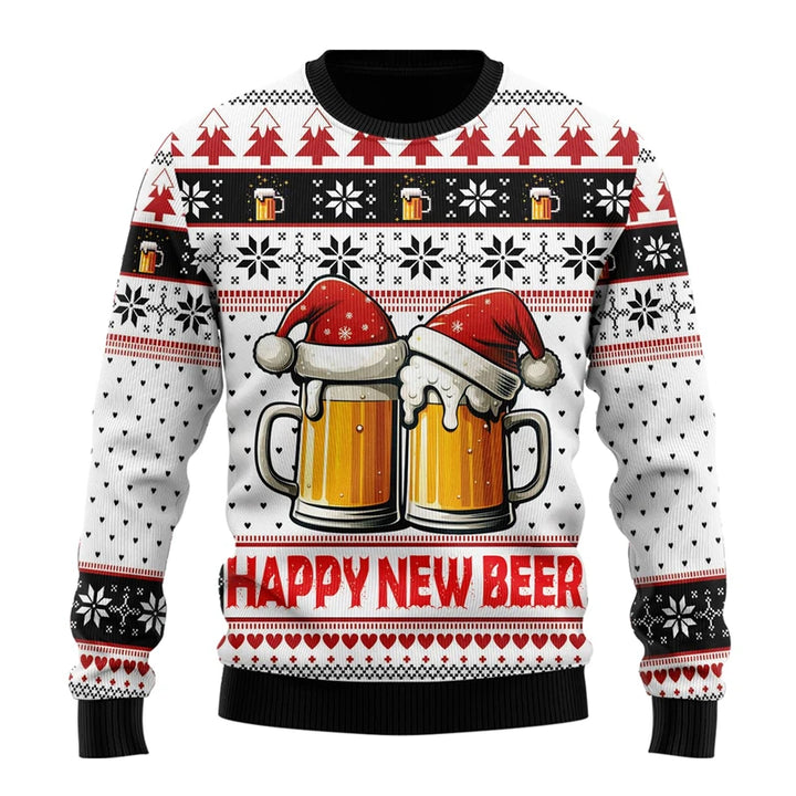 Julesweater til kvinder og mænd - afslappet hiphop-pullover