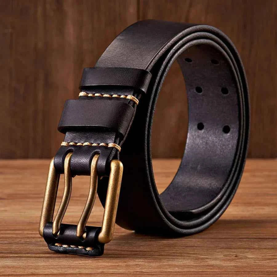 Adjustable Solid Belt | Versatile Length Design Black