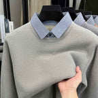 Men's Stylish 'Always Look Put-Together' Sweater Khaki