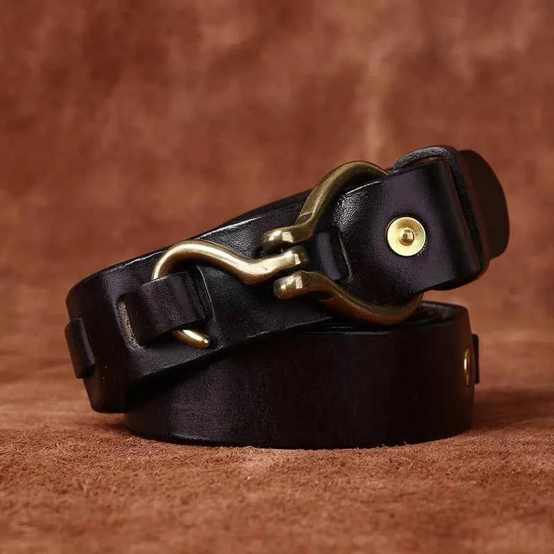 Premium Lancaster Leather Belt - Durable & Stylish