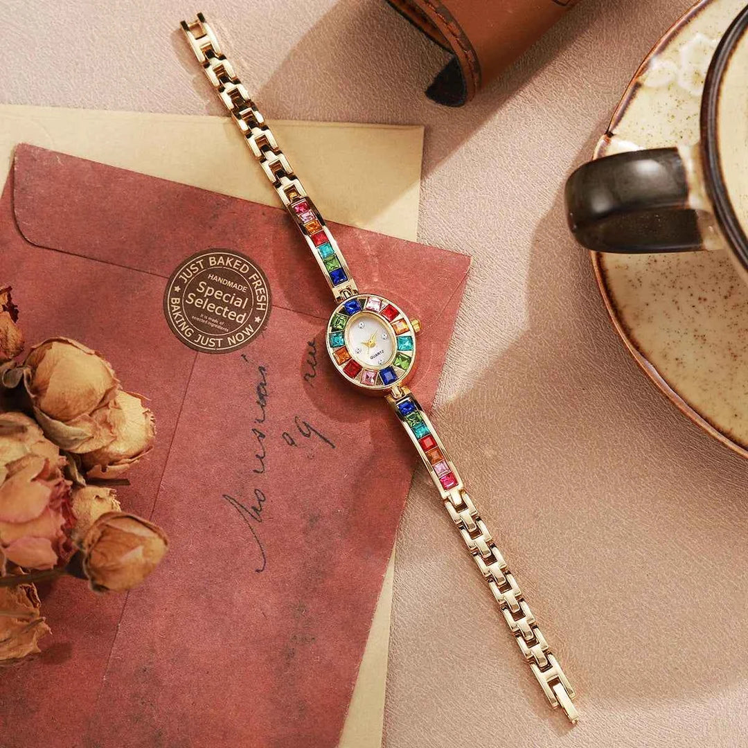 Elegant Gemstone Watch