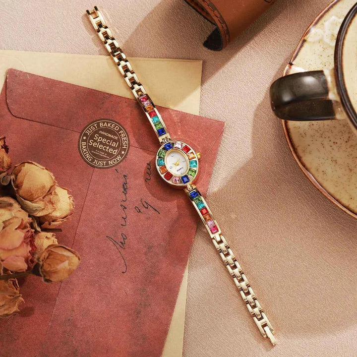 Elegant Gemstone Watch
