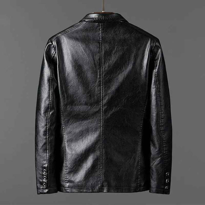 Men's Romano Leather Blazer