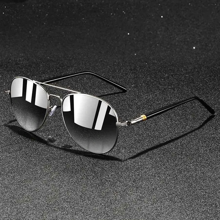 Classic Aviator Sunglasses for Stylish Protection Silver