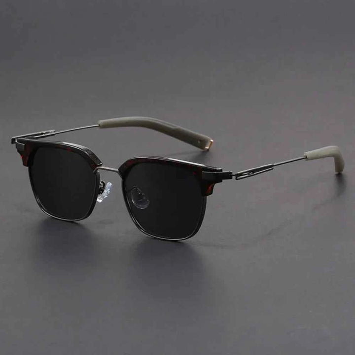 Classic Clubmaster Style Sunglasses for Timeless Fashion Black