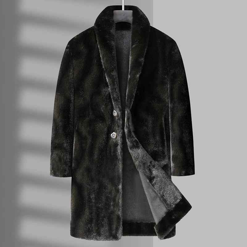 Men's Twin-Style Coat Black
