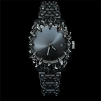 Molten Lava Style Watch Black