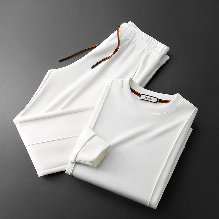 Cotton-Silk Blend Set White
