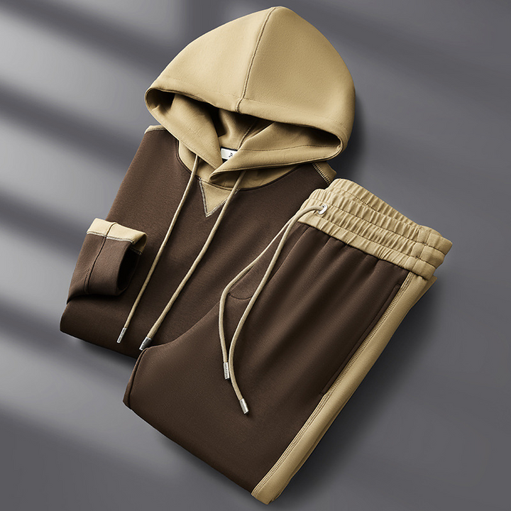 Premium Solace Tracksuit Set for Ultimate Comfort Brown