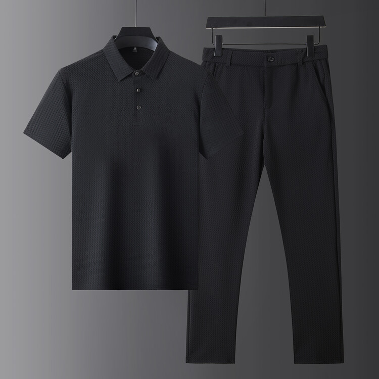 Premium Polo Set for Ultimate Comfort Black