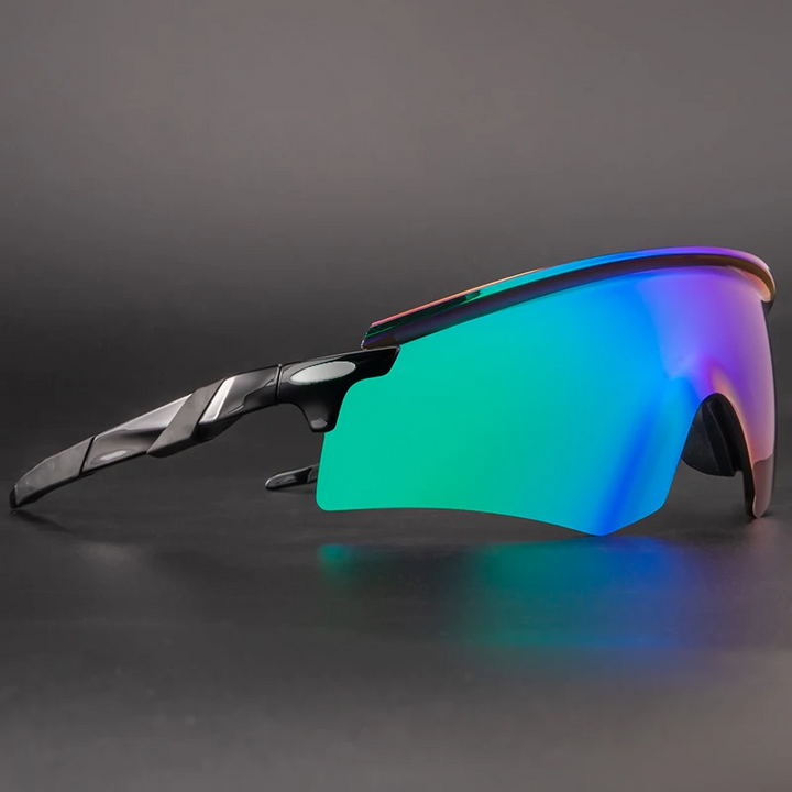 Polarized Solar Adventure Sunglasses Skyline Black