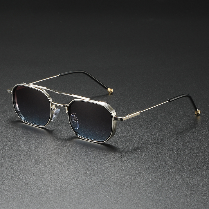 Polarized Navigator Sunglasses for Ultimate UV Protection Silver Blue
