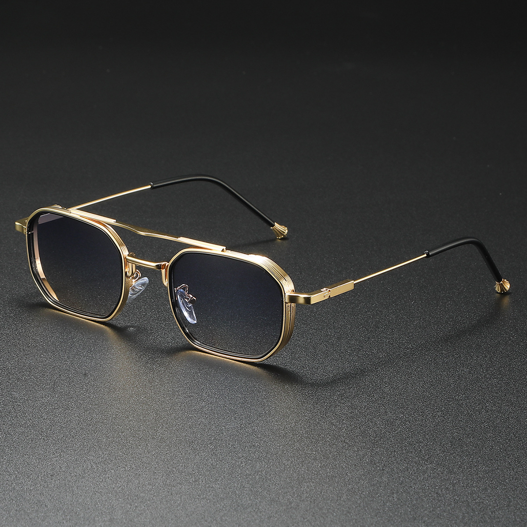 Polarized Navigator Sunglasses for Ultimate UV Protection Gold Blue