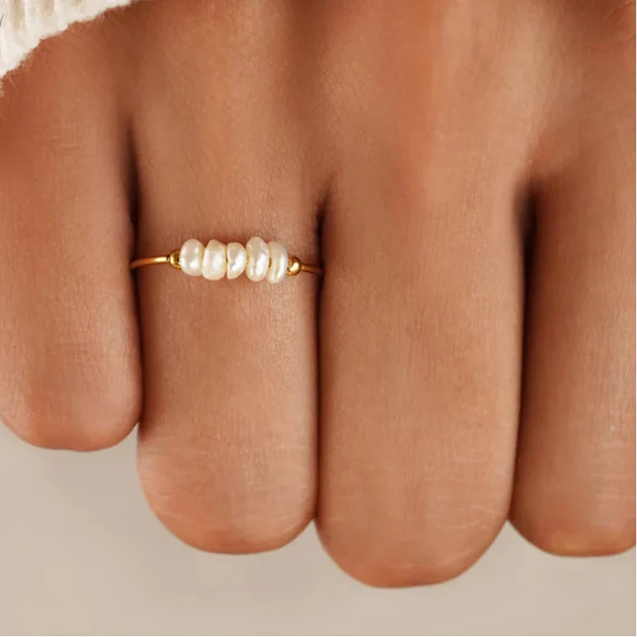 Baroque Pearl Embellished Ring
