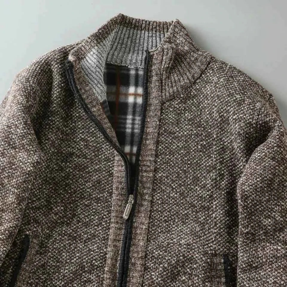 Men's Norfolk Zip Sweater