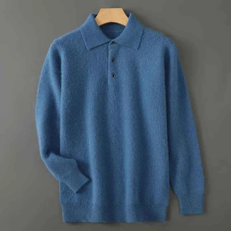 Men's Cashmere Sweater - Luxurious Comfort and Style Royal Blue