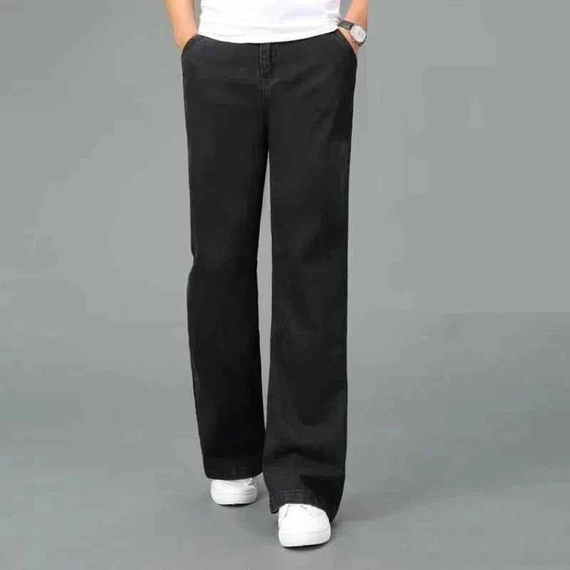 Men's Flare Jeans - Stylish and Comfortable Fit Black