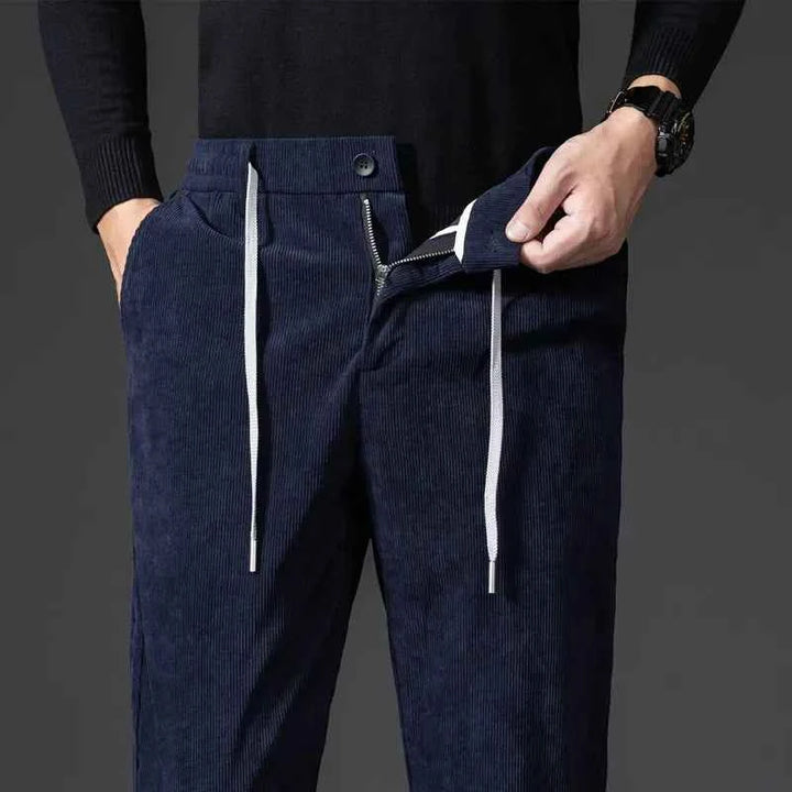 Men's Classic Corduroy Pants Royal Blue
