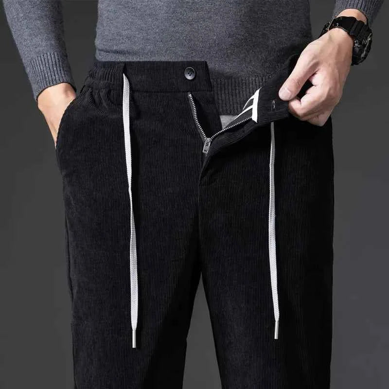 Men's Classic Corduroy Pants Black