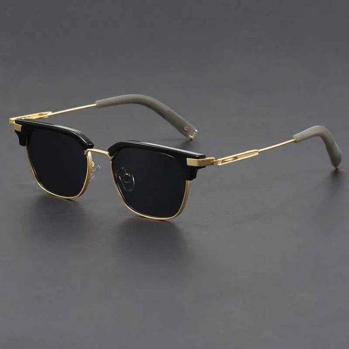 Stylish Browline Sunglasses for Trendy Looks Gold