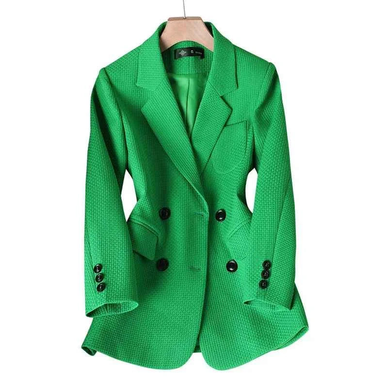 Women's Stylish Plaid Blazer