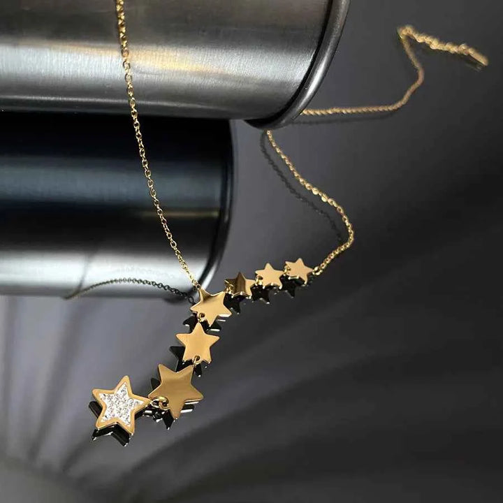 Celestial Star Pendant Necklace