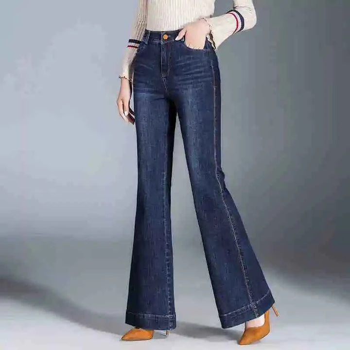 Women's Casual Denim Jeans Blue