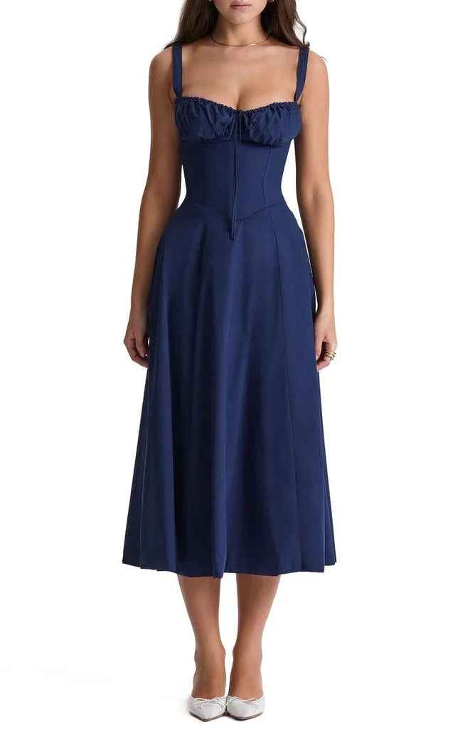 Sally | Spring Dress - Floral Print Party Dress