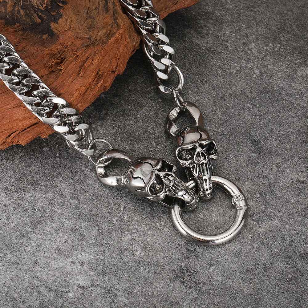 Stylish Cuban Link Chain with Boneclasp Design