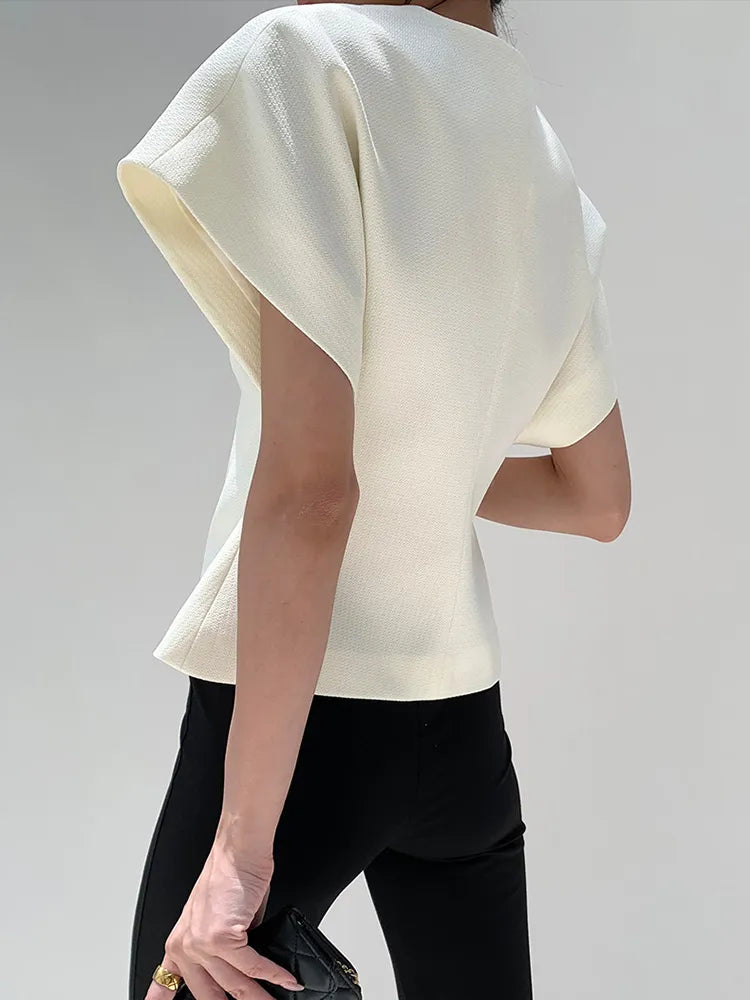Sophisticated Blazer Top for Women with Tailored Fit