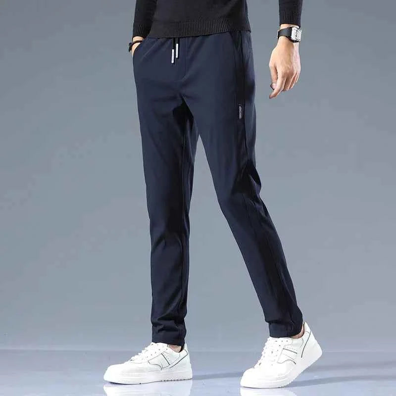 Men's Athletic Fit Trackline Pants Blue