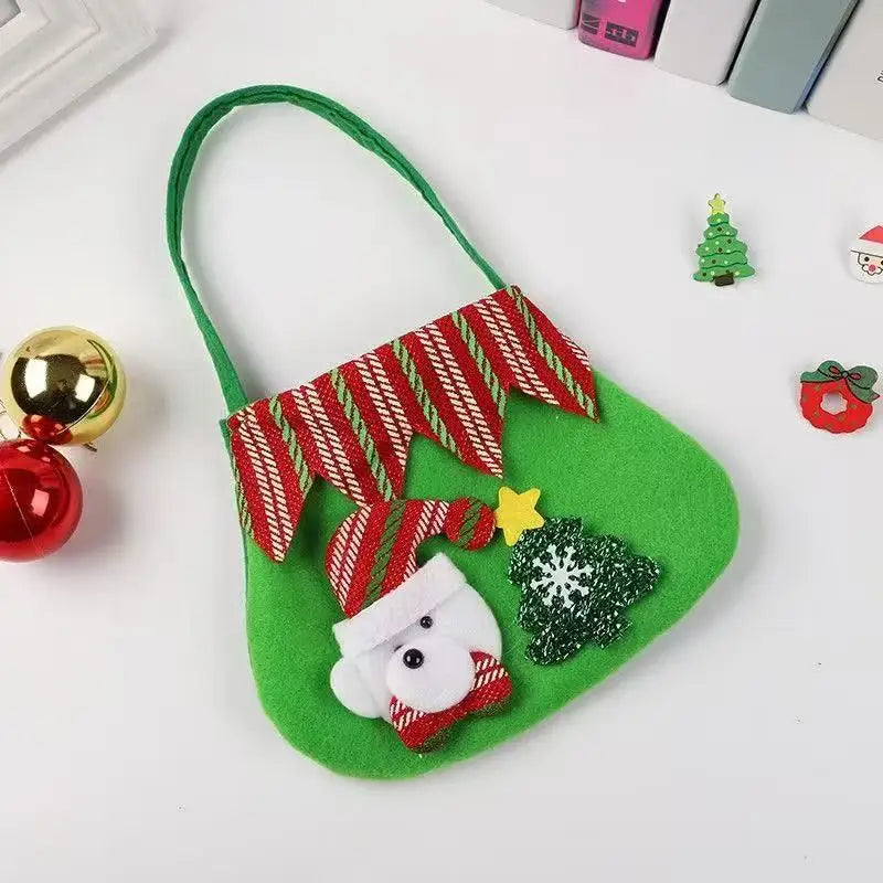 Halloween's Red Santa Claus Costume for Girls - Dress and Hat Set only bag