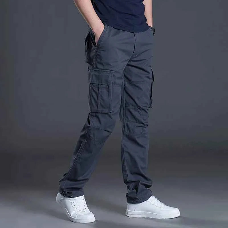 Men's Stylish Cargo Pants Dark Grey